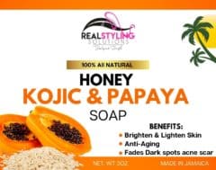 All Natural Honey Kojic Papaya Soap